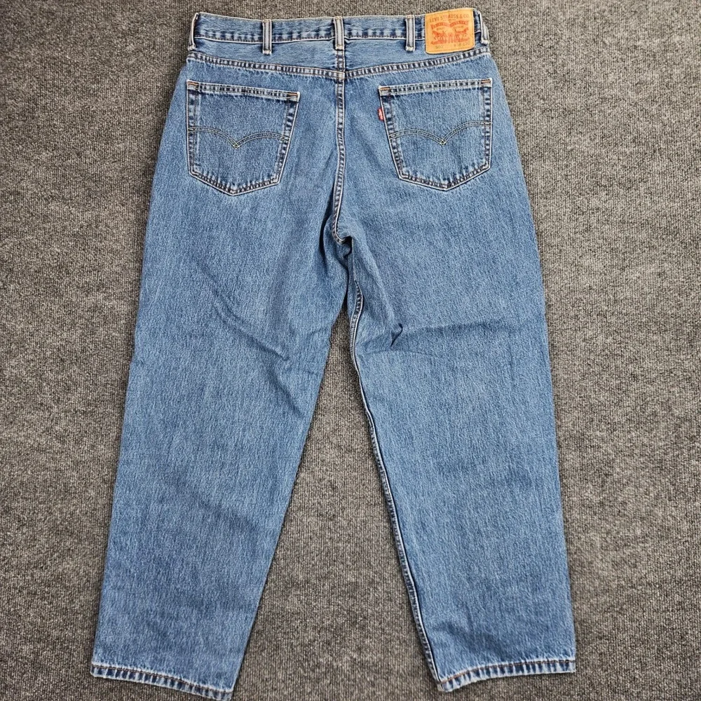 Levis 560 Comfort Fit Tapered Leg Jeans Men's 38x30 Med Wash Denim Y2K Casual